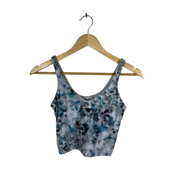 Lululemon Align Tank in Kaleidofloral Blue Size 4 - Picture 5 of 11